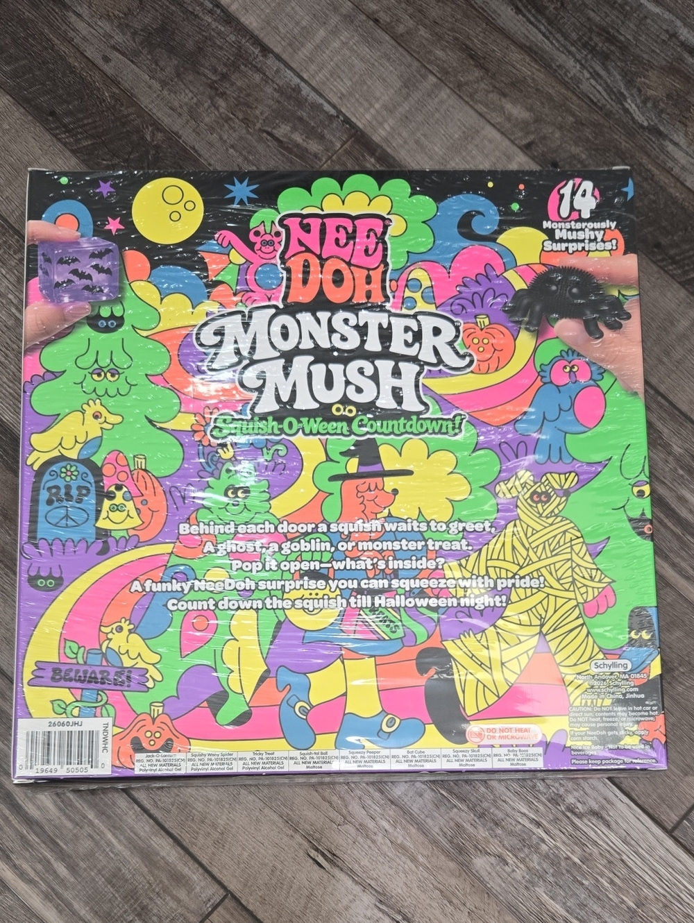 New Needoh Monster Mush Kids Toy Set - Neon Multicolor - Picture 2 of 3